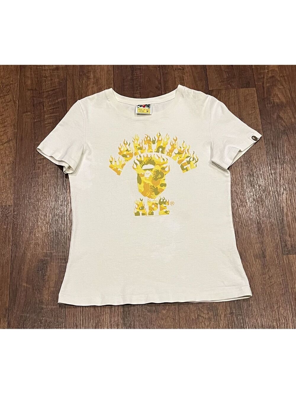 Bape flame Camo Tee shirt
